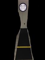 Complete dart set: Winmau Blade 5, LED, 2 sets pijlen, mat, Sport en Fitness, Darts, Ophalen, Zo goed als nieuw, Dartbord met pijlen