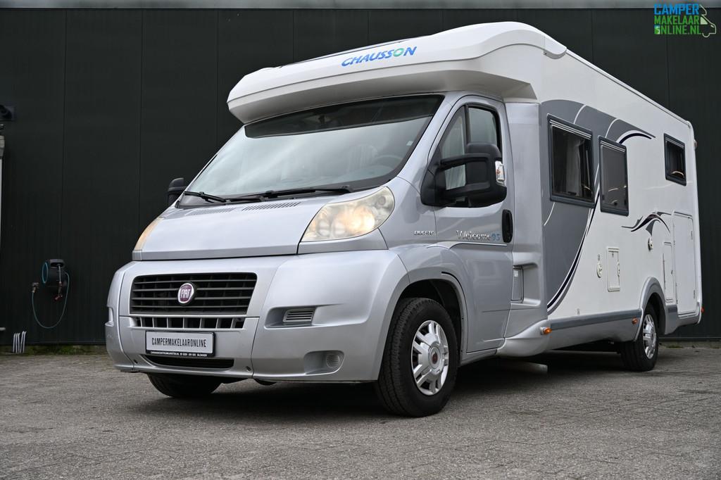 Chausson Welcome 95 |Enkele bedden|Cassetteluife|Lage KM, Luifel, 7 tot 8 meter, Tot en met 3, Half-integraal