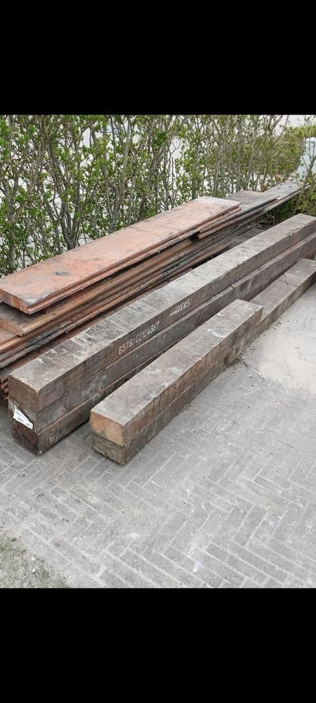 Hardhout schoeing hout, Ophalen, Nieuw, Hardhout, 180 tot 250 cm
