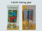 1 Keith Haring glas / longdrink glas, Ophalen, Zo goed als nieuw, Frisdrankglas