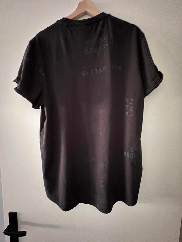 G-Star RAW T-shirt met print - Maat M, Kleding | Dames, Ophalen of Verzenden, Zo goed als nieuw, Maat 38/40 (M), Zwart