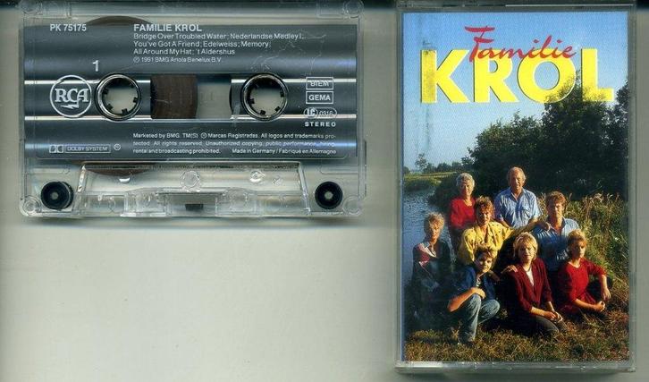 Familie KROL 13 nrs cassette 1991 ZGAN, Cd's en Dvd's, Cassettebandjes, Zo goed als nieuw, Origineel, 1 bandje, Ophalen of Verzenden