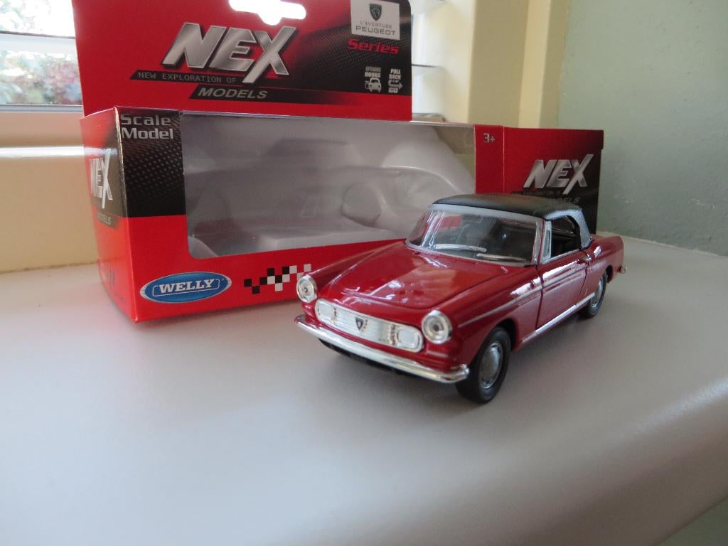 Welly Peugeot 404 Cabriolet, Ophalen of Verzenden, Nieuw, Auto