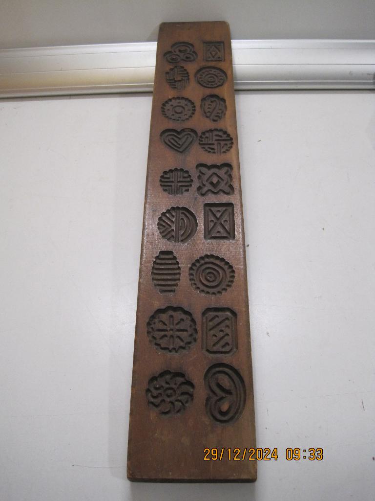 koek speculaasplank 63/11/2,5 cm 18 koekjes (326), Antiek en Kunst, Antiek | Keukenbenodigdheden, Ophalen of Verzenden