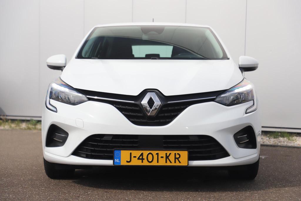 Renault Clio 1.0 TCe Bi-Fuel Zen 101PK Navigatie Carplay And, Voorwielaandrijving, Euro 6, Met garantie (alle), Wit