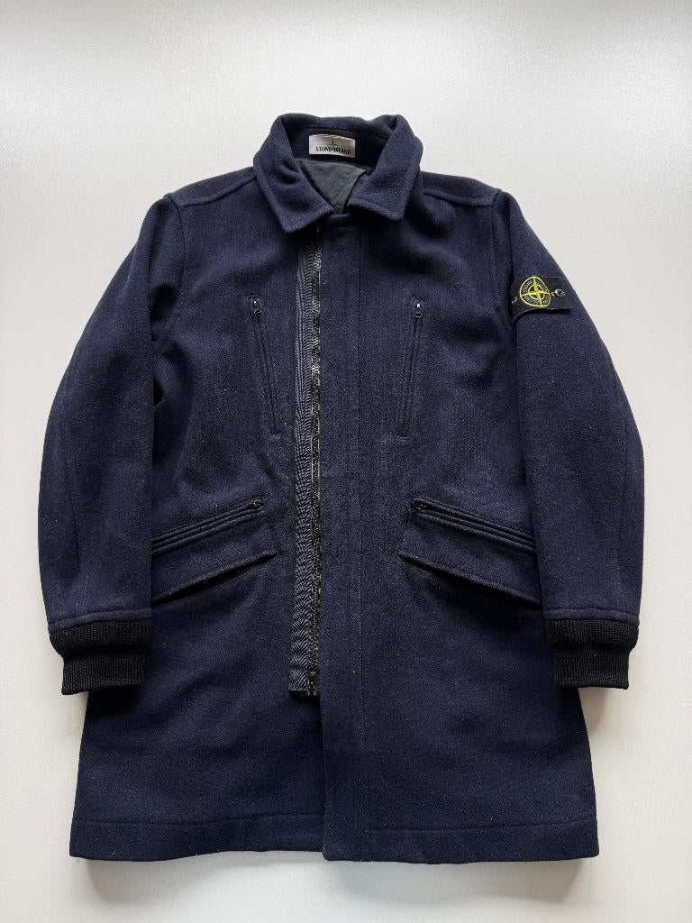 Stone island panno speciale jas, Ophalen of Verzenden, Maat 48/50 (M), Blauw, Stone Island