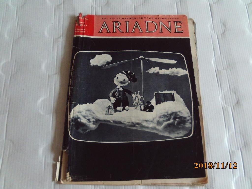 ariadne maandblad voor handwerken nr. 227 15 nov. 1965, Ophalen of Verzenden, Gebruikt, Vrouw, Knipmode