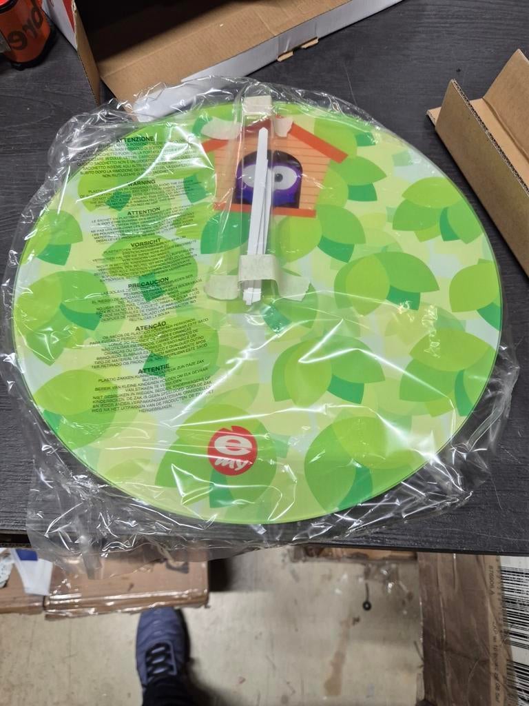 klok uil nieuw, Ophalen of Verzenden, Nieuw, Wandklok