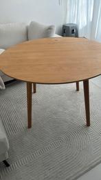 Eettafel hout, Ophalen, Zo goed als nieuw, Rond, 100 tot 150 cm