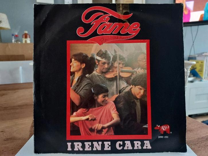 7" Single Irene Cara - Fame / Never Alone, Cd's en Dvd's, Vinyl Singles, Gebruikt, Single, Pop, 7 inch, Ophalen of Verzenden