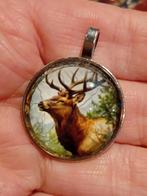 Nieuw Glazen Hanger met Hert Motief, Overige kleuren, Glas of Kristal, Nieuw, Ophalen of Verzenden