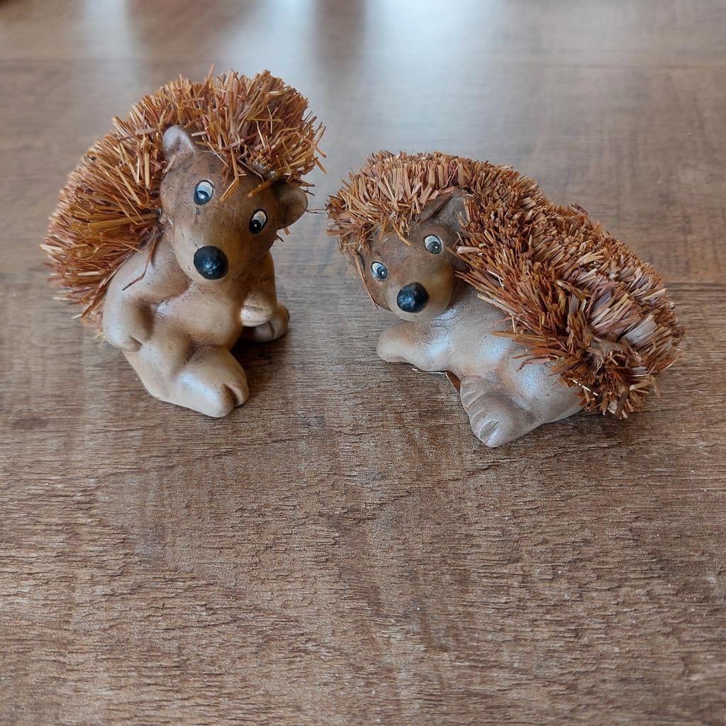 Egel decoratie beeldjes, Verzamelen, Beelden en Beeldjes, Ophalen of Verzenden, Zo goed als nieuw, Dier