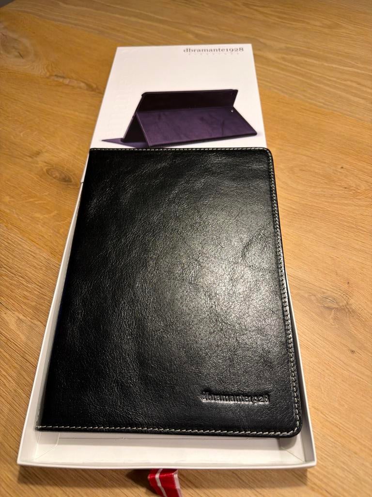Dbramante1928 iPad hoes - Nieuw, echt leder, zwart, Ophalen of Verzenden, Nieuw, Zwart, Apple iPad