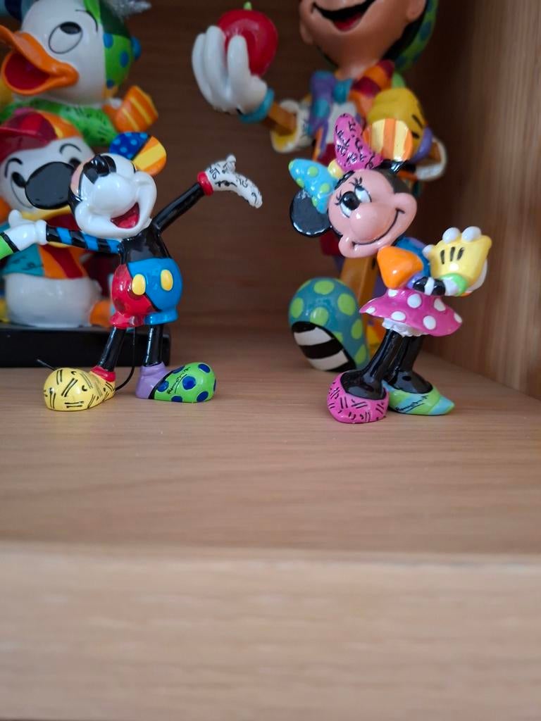 Britto mickey en minnie mouse, Hobby en Vrije tijd, Ophalen of Verzenden, Zo goed als nieuw, Versiering, Verjaardag