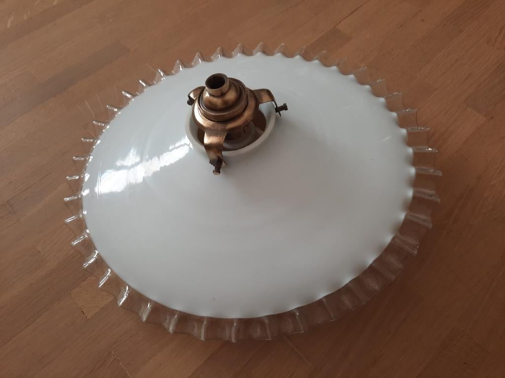 Lampenkap in melkglas, Antiek en Kunst, Ophalen of Verzenden