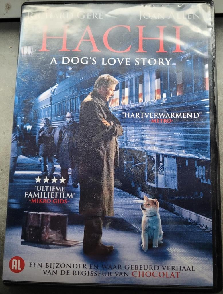 Hachi a dog's love story richard gere joan allen, Alle leeftijden, Ophalen of Verzenden, Zo goed als nieuw