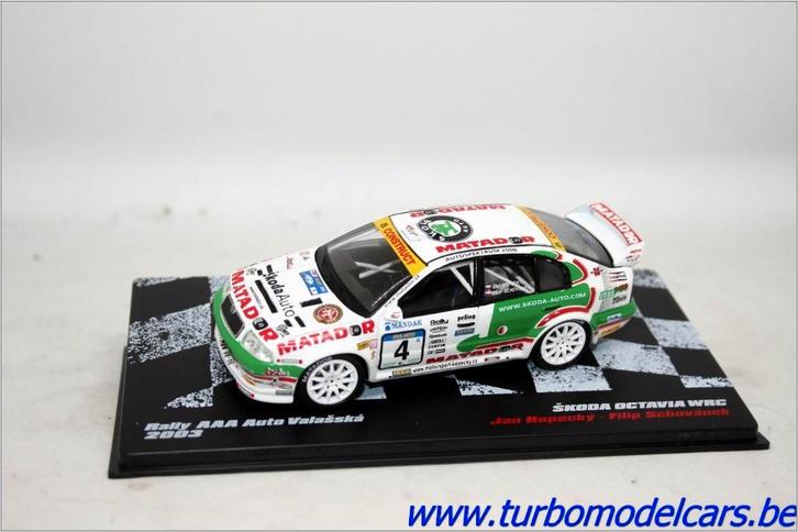 Skoda Octavia WRC 2003 1/43 DeAgostini, Hobby en Vrije tijd, Modelauto's | 1:43, Nieuw, Auto, Overige merken, Ophalen of Verzenden