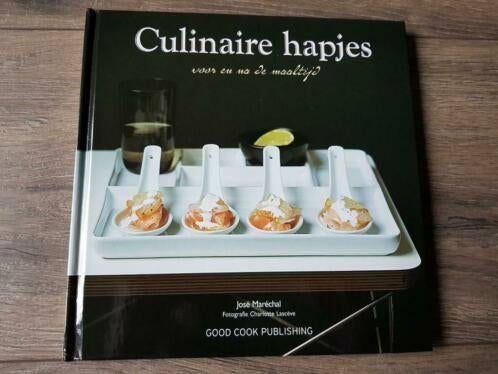 Boek : Culinaire hapjes voor en na de maaltijd (hardcover), Ophalen of Verzenden, Zo goed als nieuw, José Maréchal, Voorgerechten en Soepen