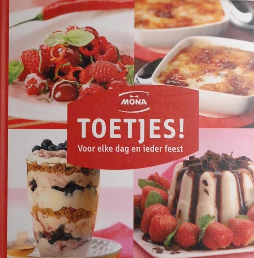 Toetjes! voor elke dag en ieder feest - Mona (2005), Verzenden, Zo goed als nieuw, Nederland en België, Taart, Gebak en Desserts