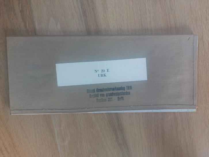 20E Urk met de lichttoren en haven Stafkaart uit 1973, Boeken, Atlassen en Landkaarten, Zo goed als nieuw, Landkaart, Nederland