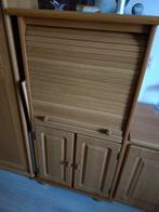 Blank eiken houten rolluikkastje met lades en deurtjes, Ophalen, Onbekend, Onbekend, Onbekend