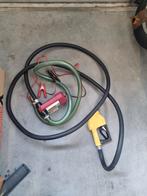 Dieselpomp 12V met handvat en slangen, Ophalen, Gebruikt