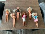 6 Barbie poppen, scooter en bistro setje, Ophalen of Verzenden, Gebruikt, Barbie