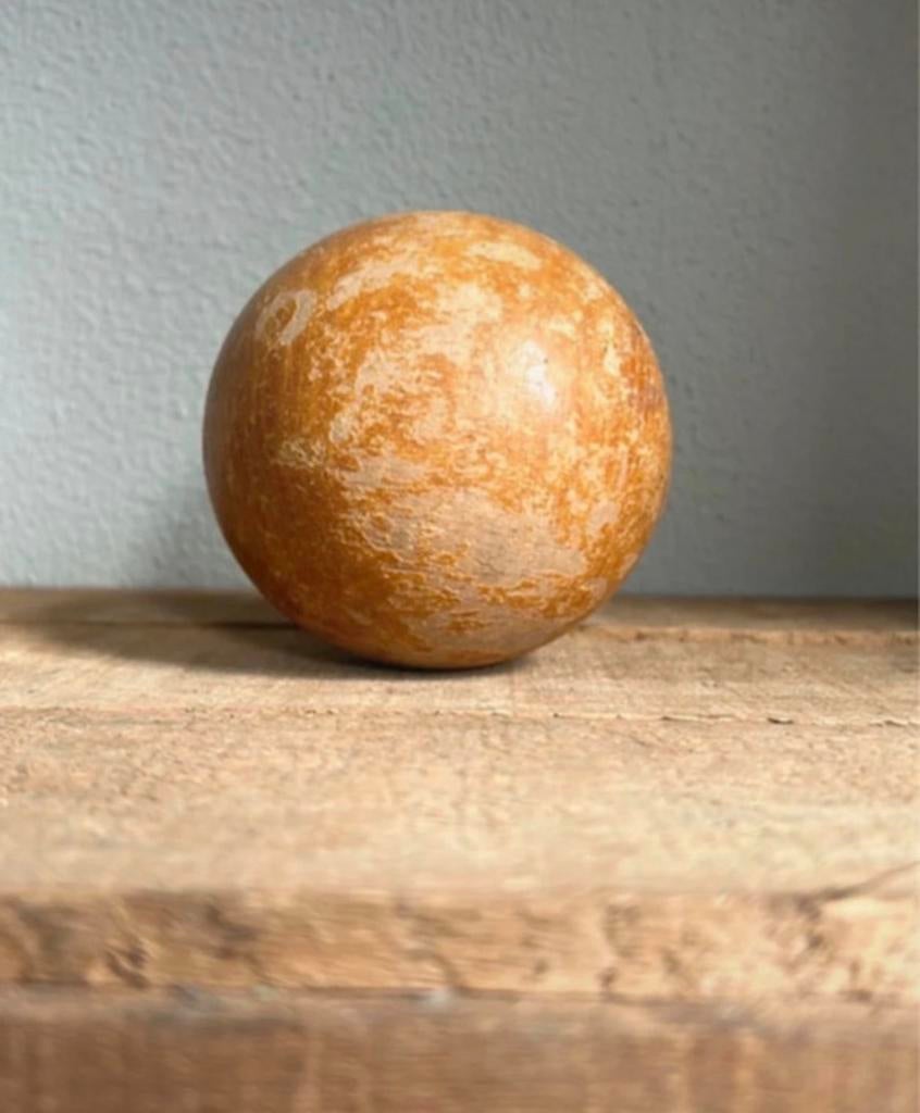 Franse houten jeu de boules bal, Ophalen of Verzenden