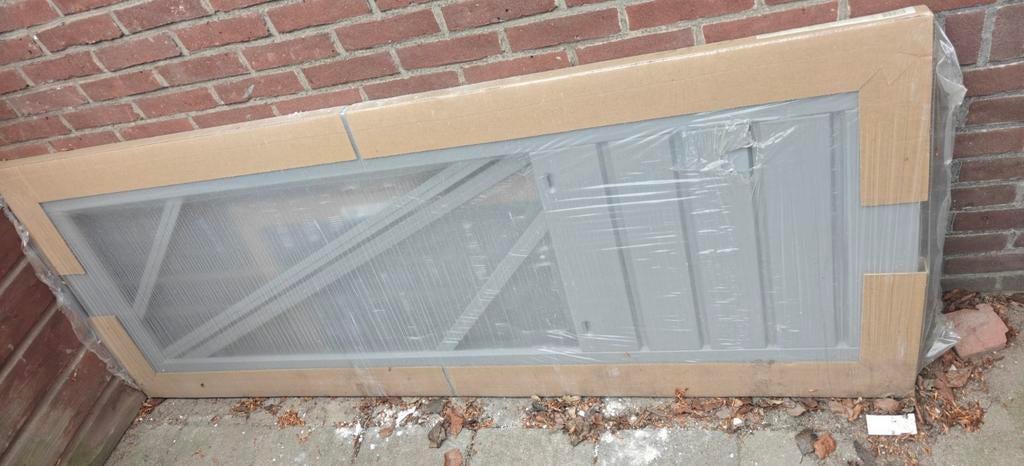 Achterdeur of schuurdeur 78x201.5 inclusief dubbelglas, Minder dan 80 cm, Nieuw, Ophalen of Verzenden, Buitendeur