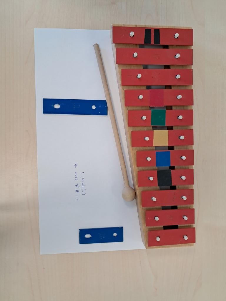Klokkenspel (en), 10 stuks, Ophalen of Verzenden, Gebruikt, Melodische percussie