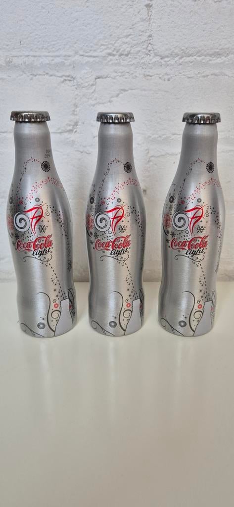 Aluminium Coca-Cola light flesjes, Ophalen of Verzenden, Zo goed als nieuw, Verpakking