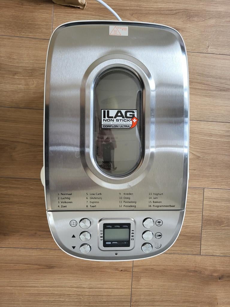 SilverCrest Broodbakmachine -16 programma's en timer, Ophalen, Met timer, Kijkvenster