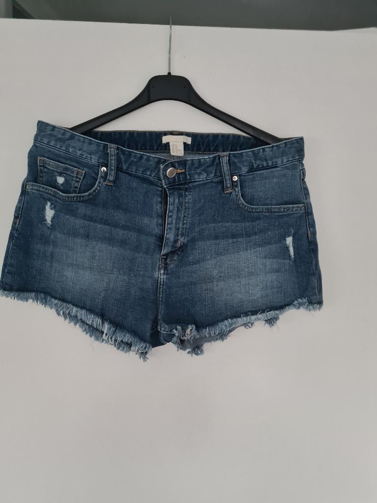 Jeans short, H&M, Blauw, Nieuw, Ophalen of Verzenden