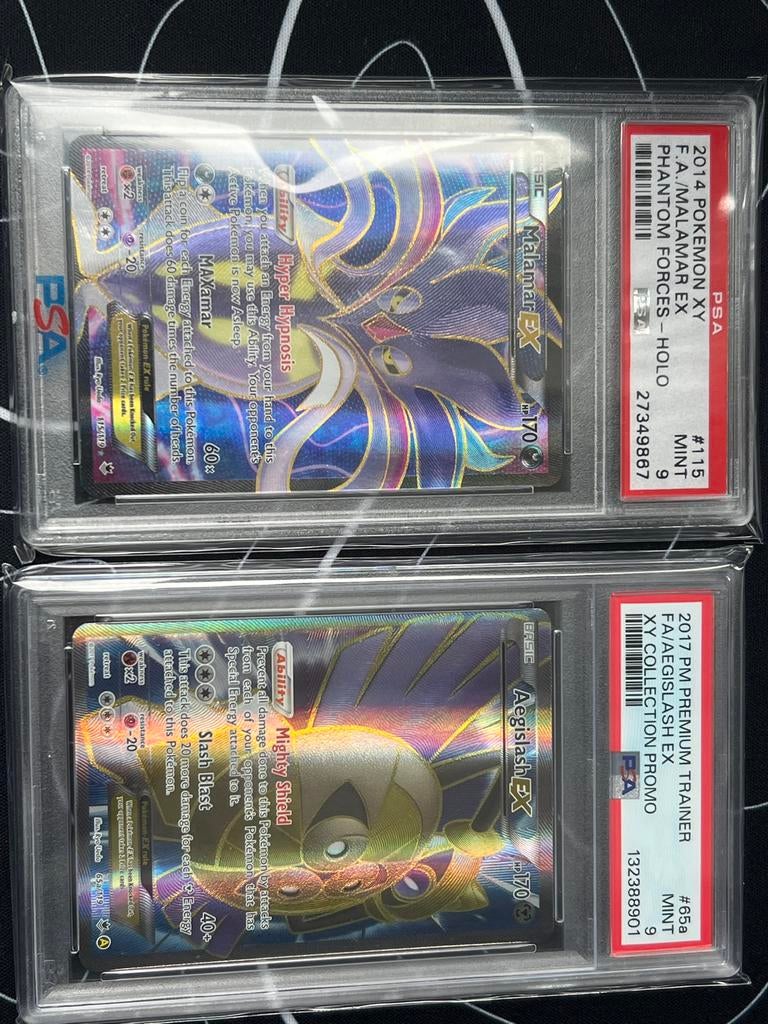 Malamar ex PSA 9, Ophalen of Verzenden, Zo goed als nieuw, Meerdere kaarten