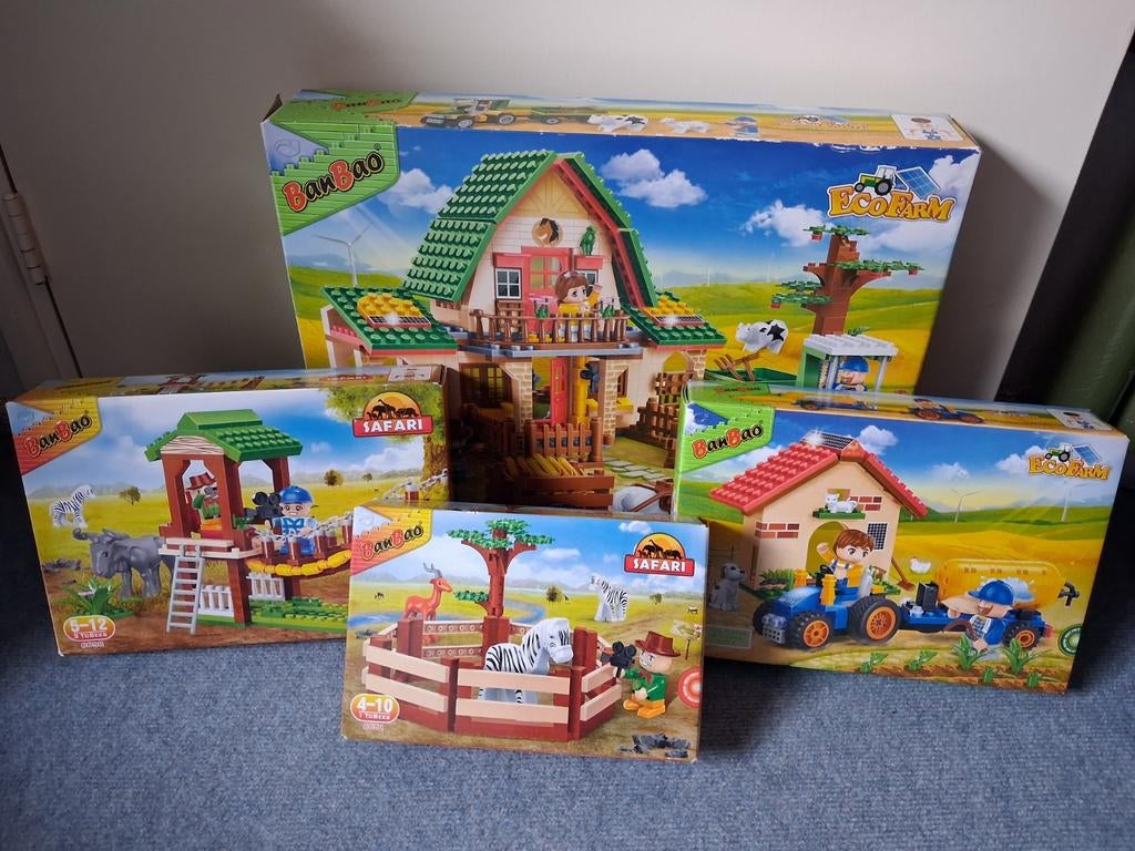 BanBao Eco Farm & Safari Bouwsets - Complete Collectie, Ophalen, Zo goed als nieuw, Overige merken