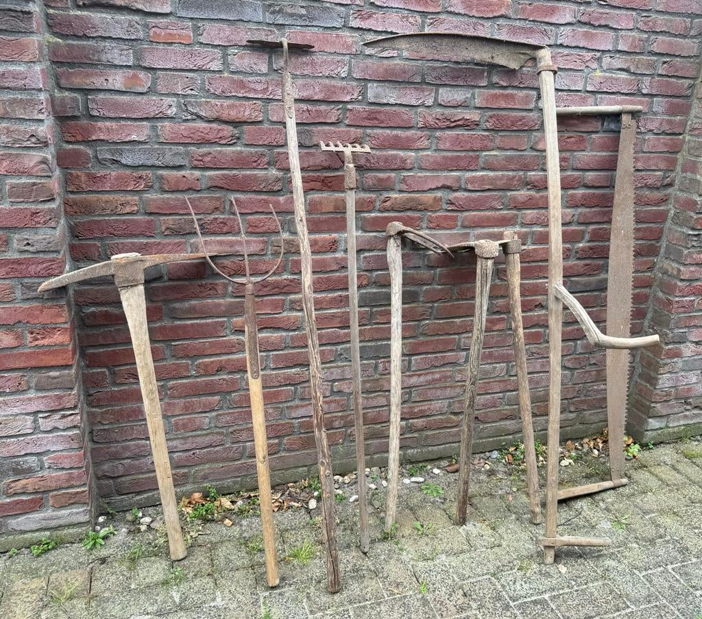 Oud gereedschap, set van 10 stuks          IN PRIJS VERLAAGD, Ophalen, Gebruikt
