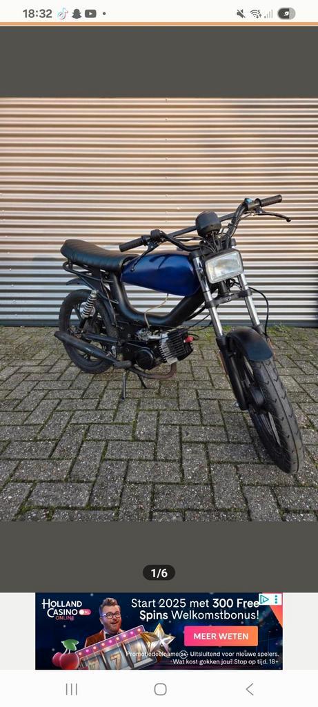 Tomos Flexer caferacer project, Fietsen en Brommers, Brommers | Tomos, Ophalen of Verzenden