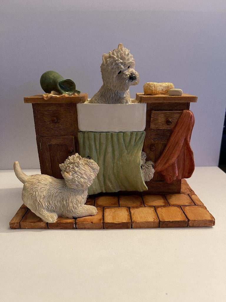 West Highland White Terrier beeld, Ophalen of Verzenden, Zo goed als nieuw, Dier