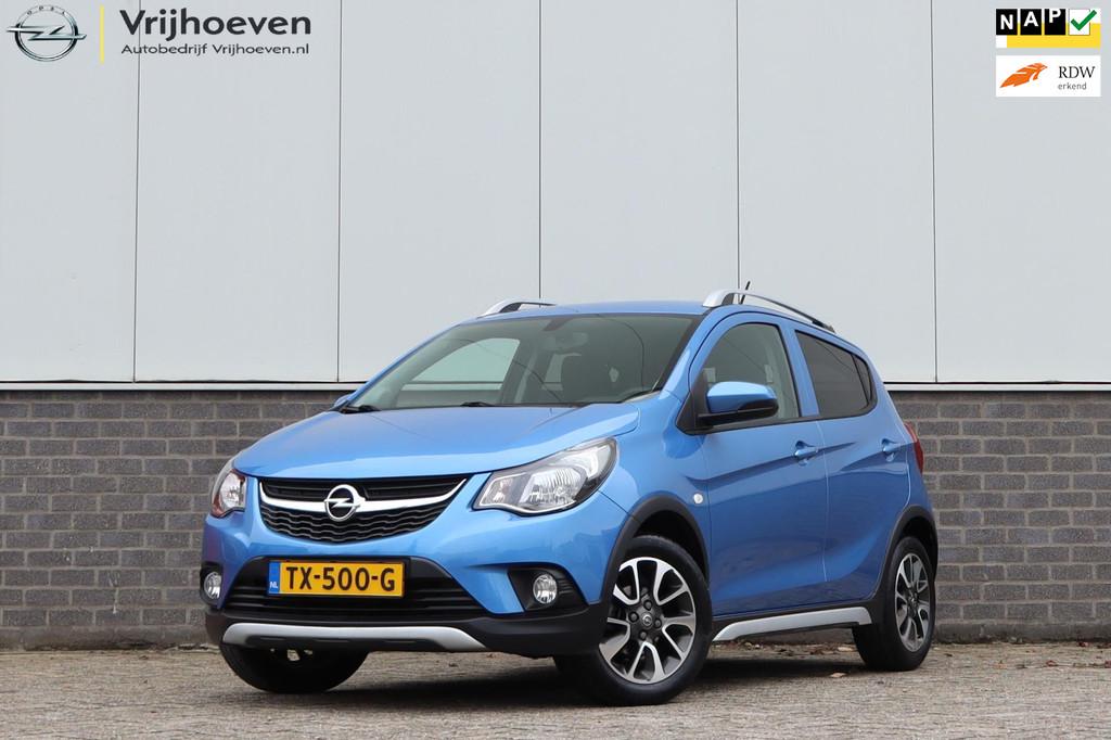 Opel KARL 1.0 Rocks Online Edition Automaat, 839 kg, Stof, Gebruikt, Blauw