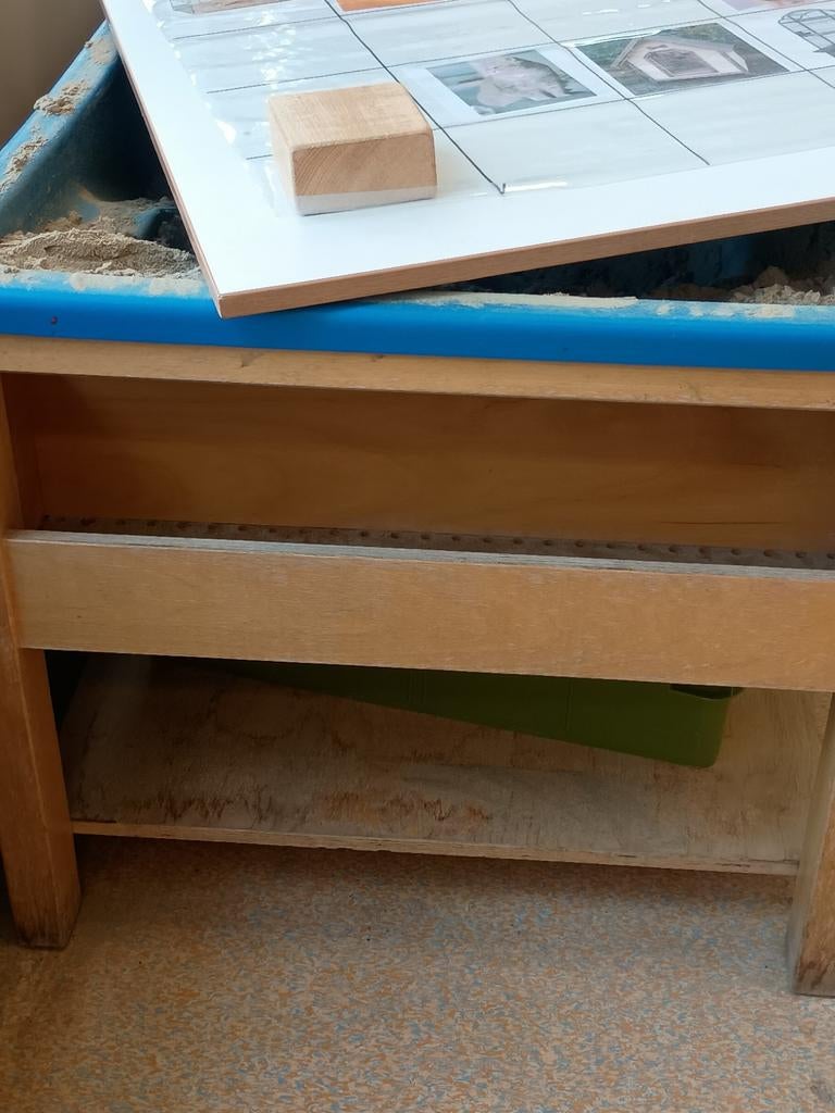 Zand/watertafel, Ophalen
