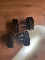 2  24 kg dumbbells, M&F Sport, Sport en Fitness, Fitnessmaterialen, Ophalen, Gebruikt, Benen, Dumbbell