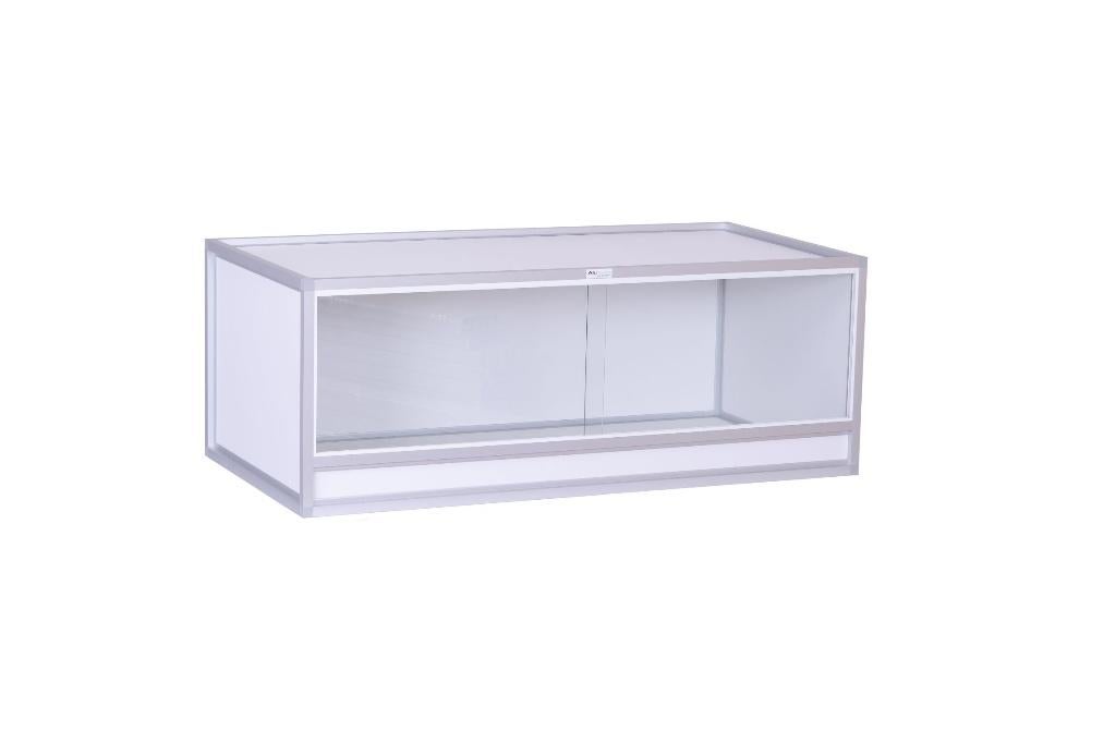 Terrariumstelling van 8 Aluracks terrariums, Dieren en Toebehoren, Reptielen en Amfibieën | Toebehoren, Ophalen of Verzenden, Zo goed als nieuw