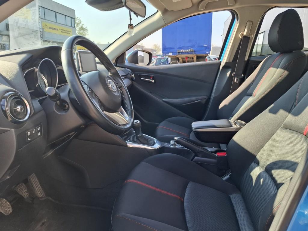 Mazda 2 1.5 Skyactiv-G GT-M Keyless/HUD/Navi/LED ✅, Auto's, Mazda, Gebruikt, 4 cilinders, Blauw, Origineel Nederlands