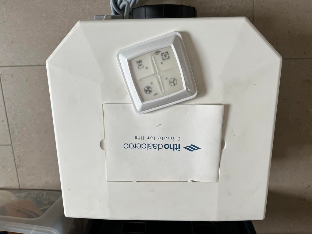 Itho Daalderop Ventilatiebox CVE-S met RFT Bediening, Ophalen of Verzenden, Gebruikt, Ventilator
