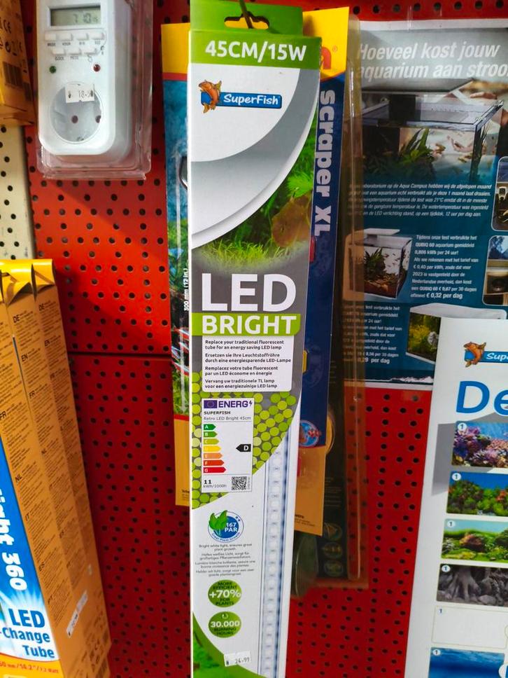 Led verlichting 45 cm 15 watt, Dieren en Toebehoren, Vissen | Aquaria en Toebehoren, Nieuw, Verlichting of Verwarming, Ophalen of Verzenden