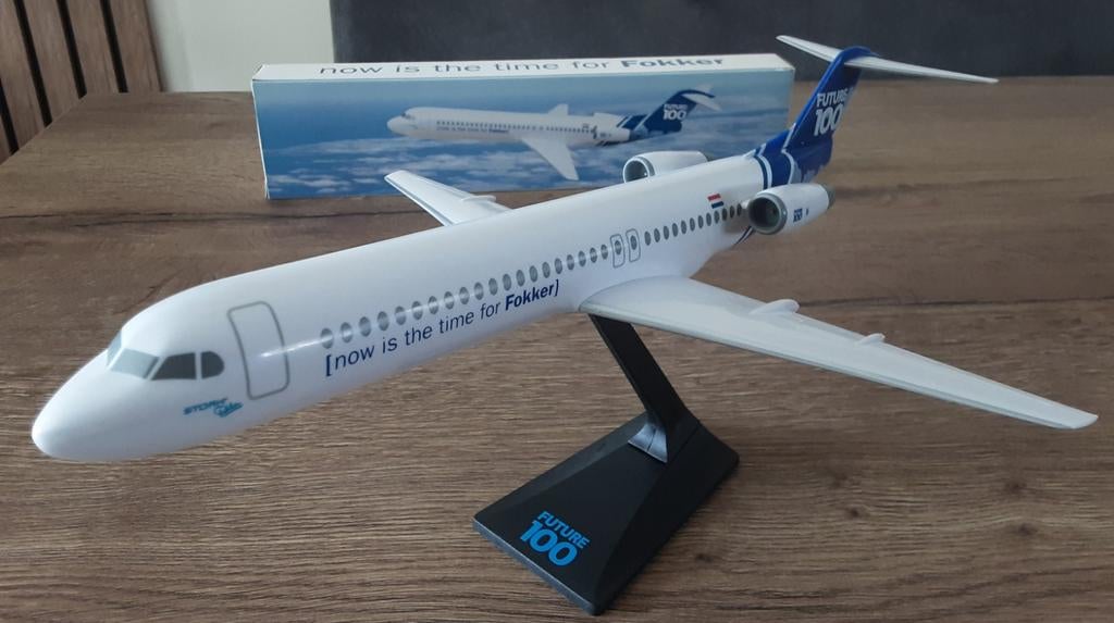 Fokker 100, Ophalen of Verzenden, 1:72 tot 1:144, Overige merken