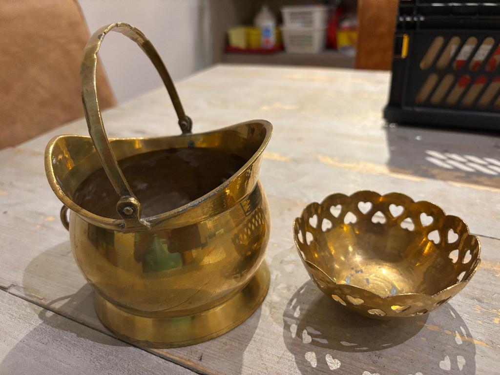 Koperen kannetje met hengsel, Antiek en Kunst, Antiek | Koper en Brons, Ophalen of Verzenden, Koper