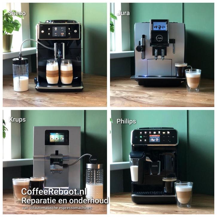 Reparatie & Onderhoud Philips Saeco Jura Krups NIVONA, Witgoed en Apparatuur, Koffiezetapparaten, Zo goed als nieuw, Koffiemachine