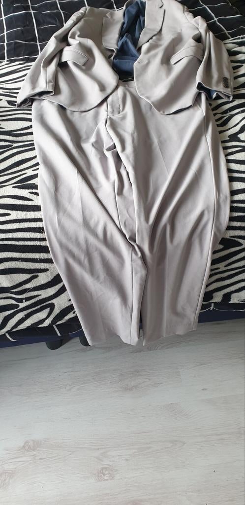 Trouwpak, Kleding | Heren, Trouwkleding en Trouwaccessoires, Ophalen, Zo goed als nieuw, Grijs, Trouwpak