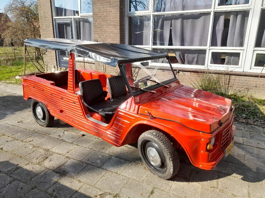 Citroën Mehari, Voorwielaandrijving, Zwart, 635 cc, Handgeschakeld